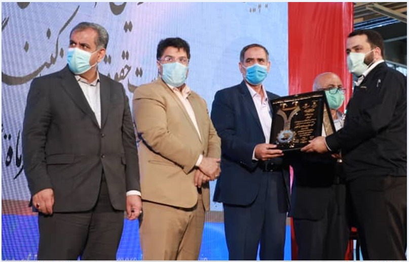 لوح وتندیس رعایت حقوق مصرف‌کنندگان استان قزوین به بهمن دیزل اعطا شد